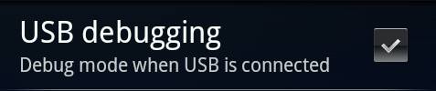 usb debugging android