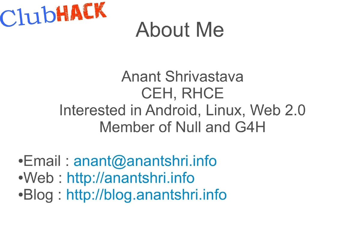 Slide 17 of Android Tamer Clubhack