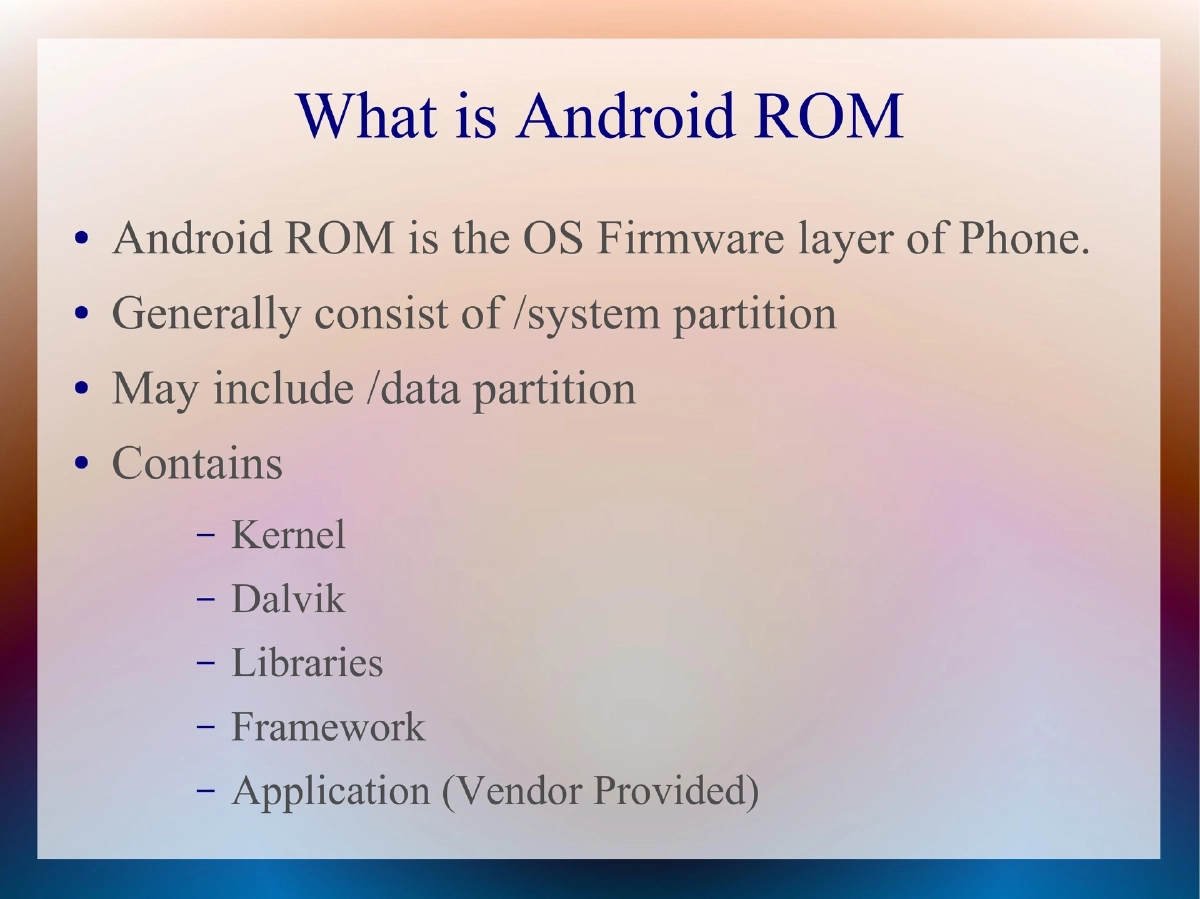 Slide 3 of Cocon Security Issues In Android Custom Roms