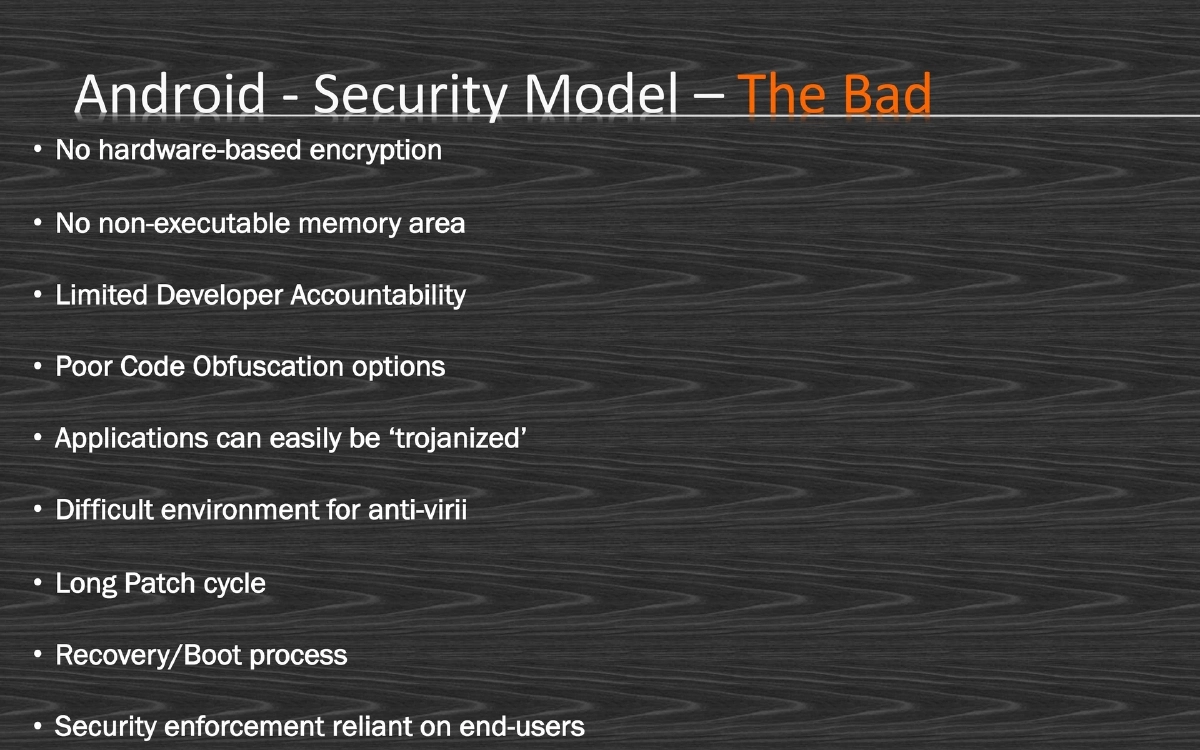 Slide 10 of Android Village