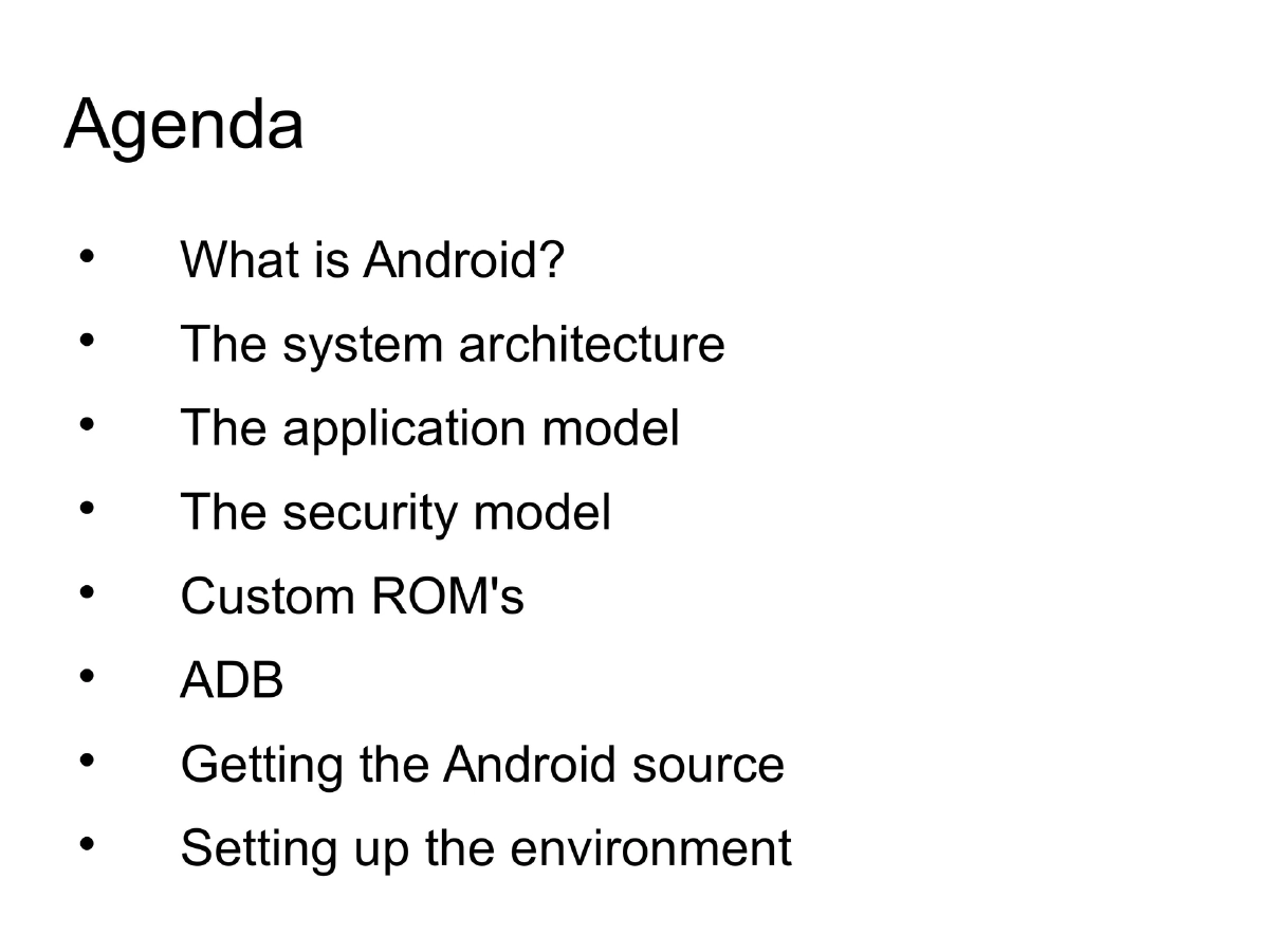 Slide 5 of Deep Dive Android Cocon