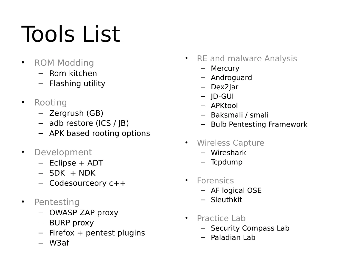 Slide 22 of Deep Dive Android Cocon