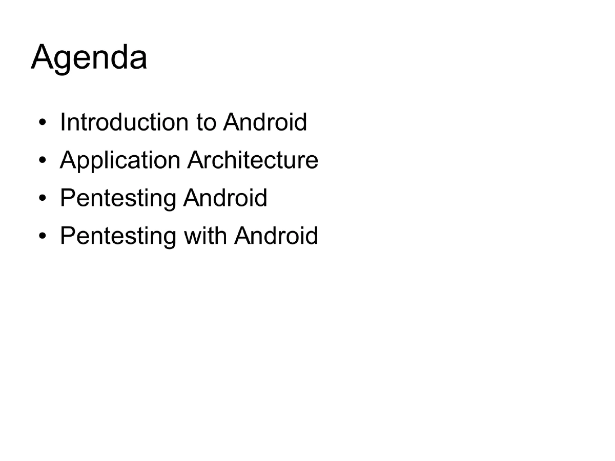 Slide 2 of G0s Workshop Android