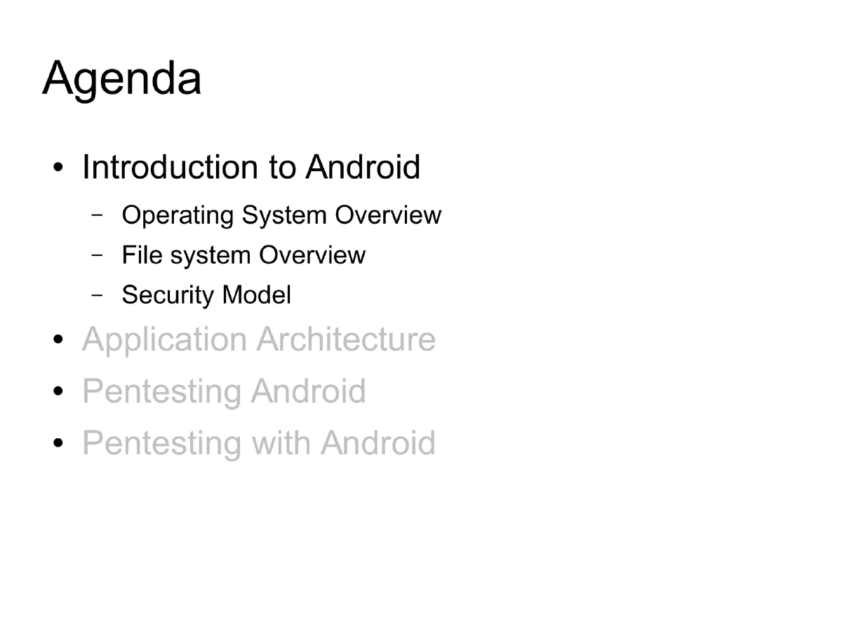Slide 4 of G0s Workshop Android