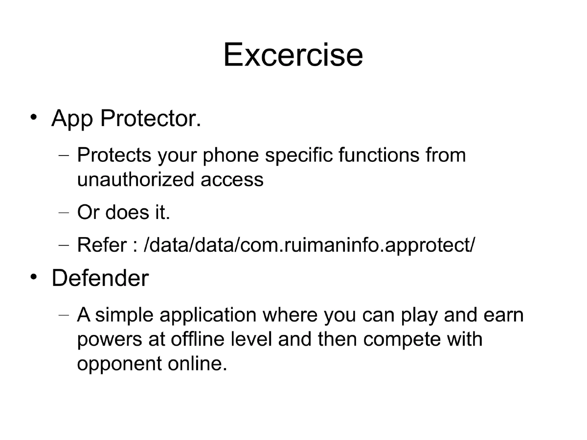 Slide 75 of G0s Workshop Android