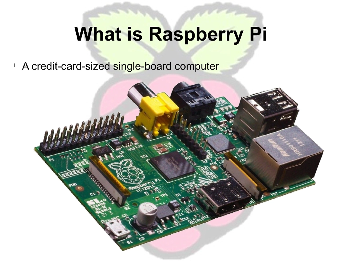 Slide 3 of Raspberry Pi