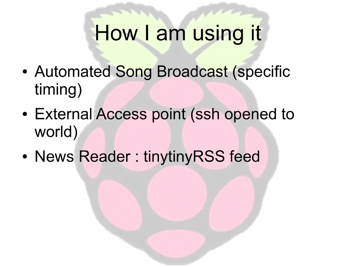 Slide 8 of Raspberry Pi