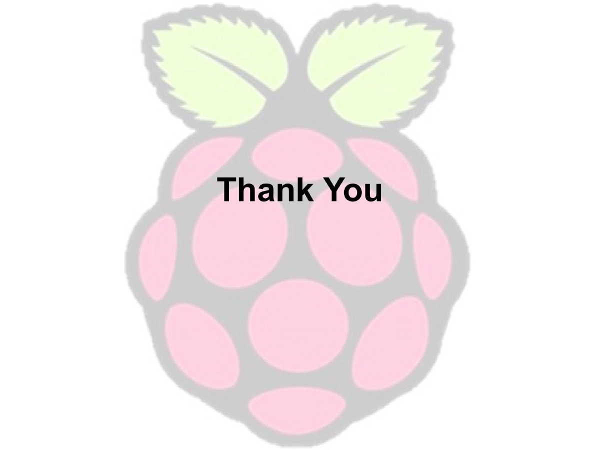 Slide 15 of Raspberry Pi