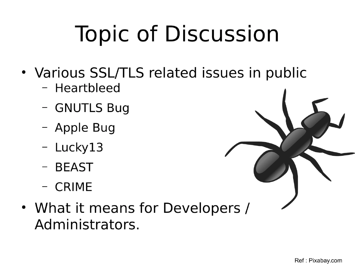 Slide 2 of Rootconf Heartbleed