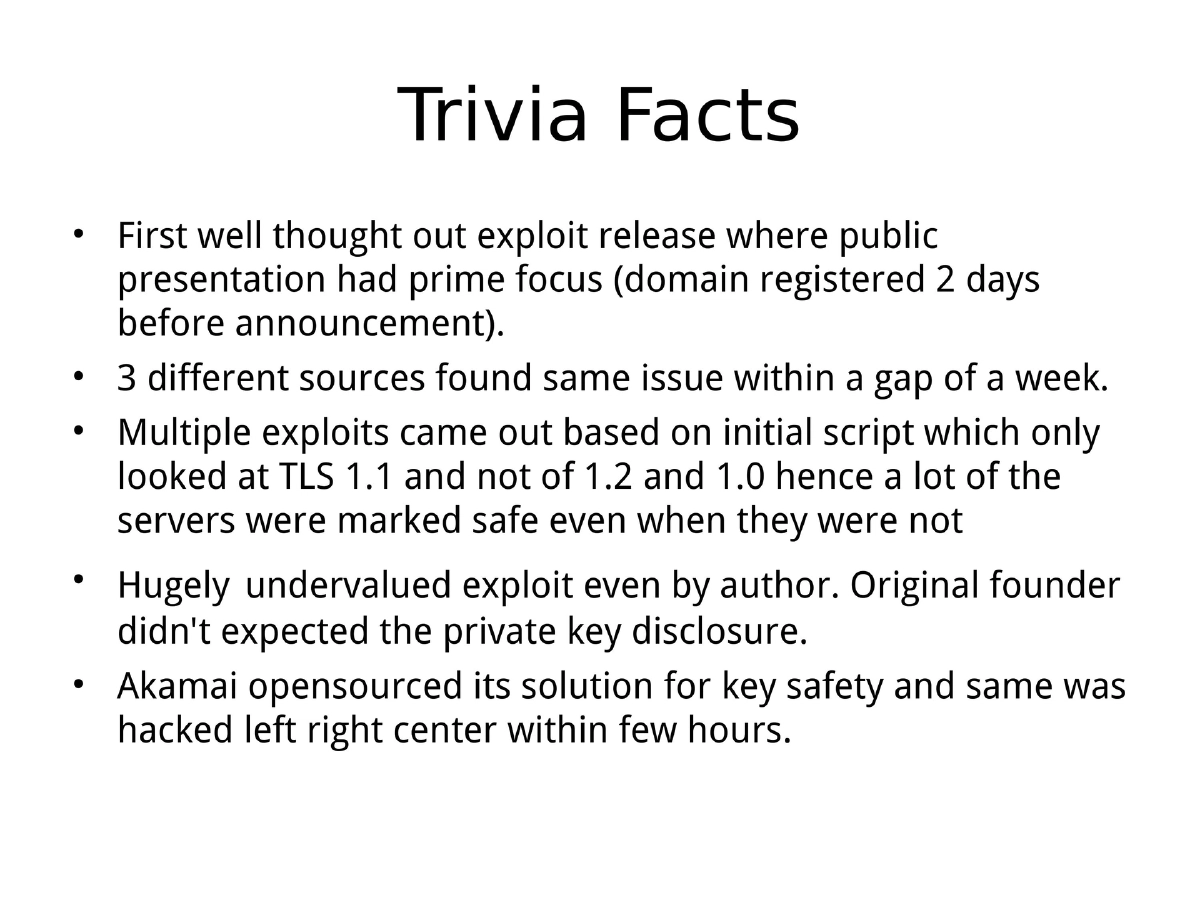 Slide 14 of Rootconf Heartbleed