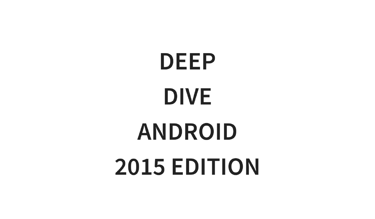 Slide 1 of C0c0n Deep Dive Android