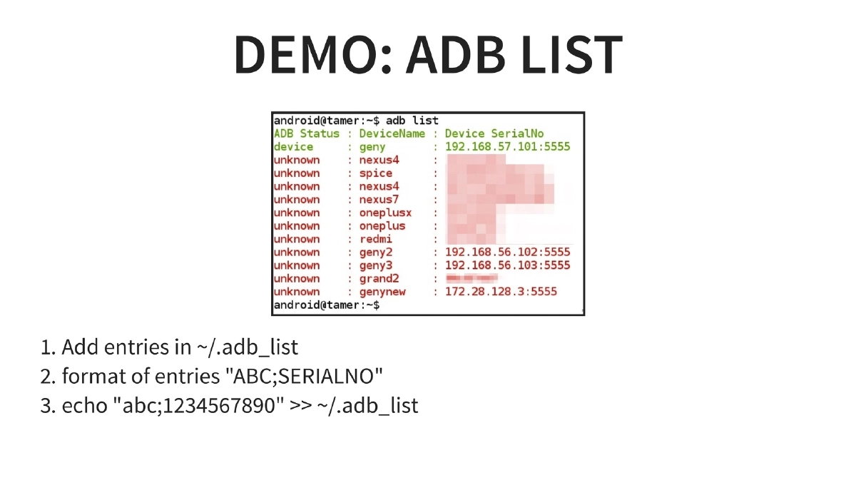 Slide 14 of BlackHat Asia Arsenal Tamer