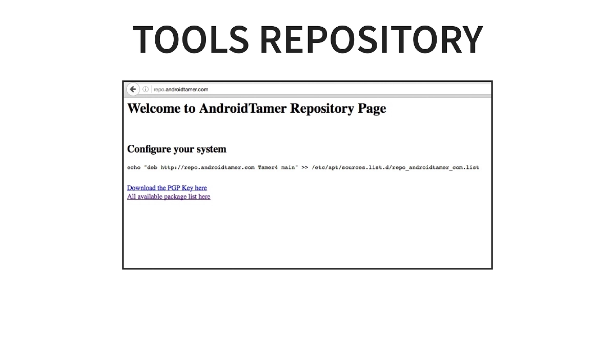 Slide 9 of BlackHat USA Arsenal Androidtamer