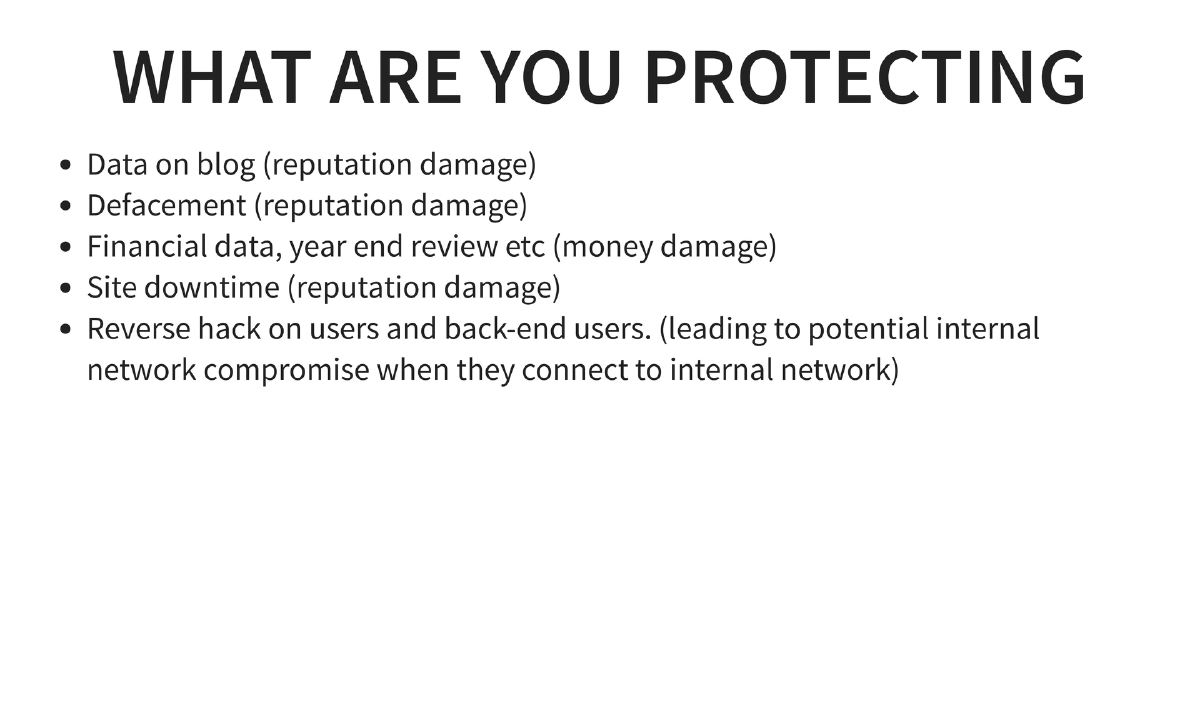 Slide 10 of What It Takes To Secure A Web Application