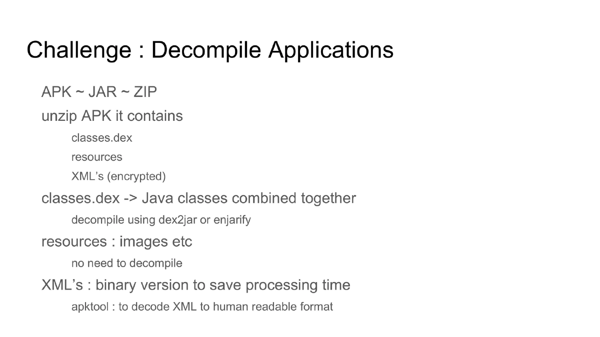 Slide 16 of Nullcon Extreme Android