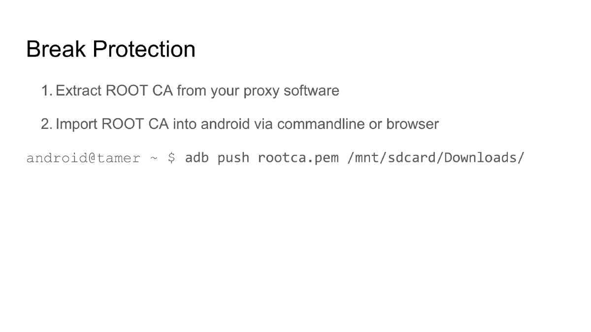 Slide 34 of Nullcon Extreme Android