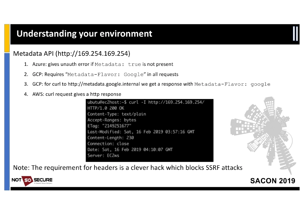 Slide 24 of Sacon Cloud Pentesting
