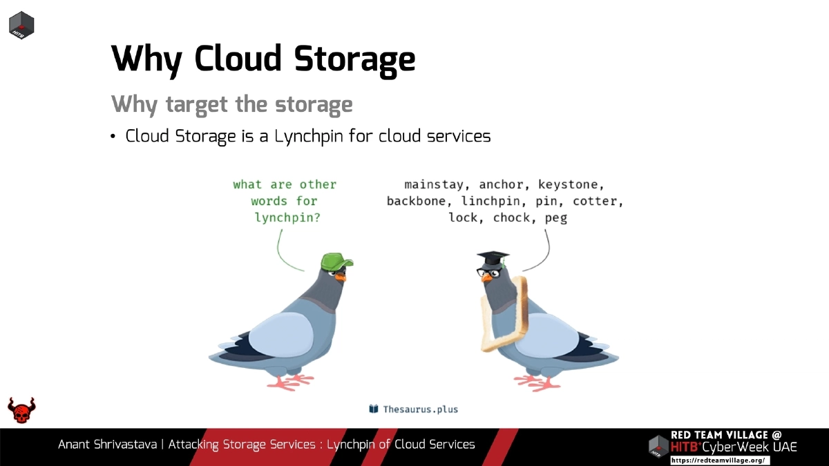 Slide 5 of Attacking Storage Services Hitb