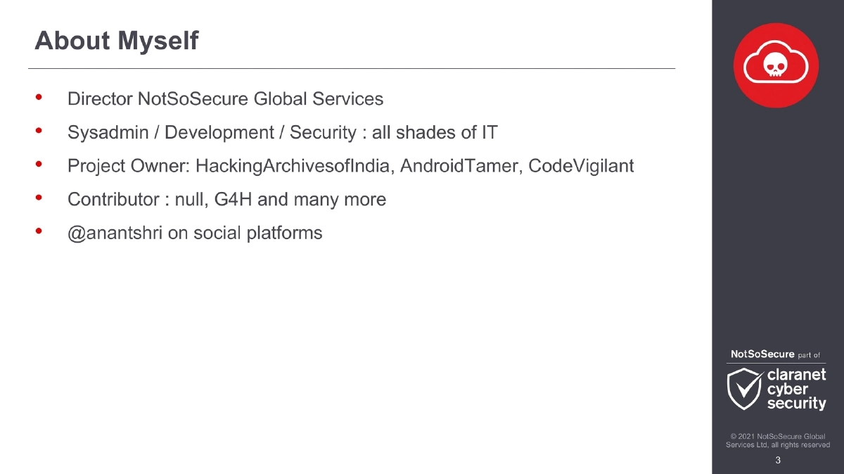 Slide 3 of BlackHat Webcast