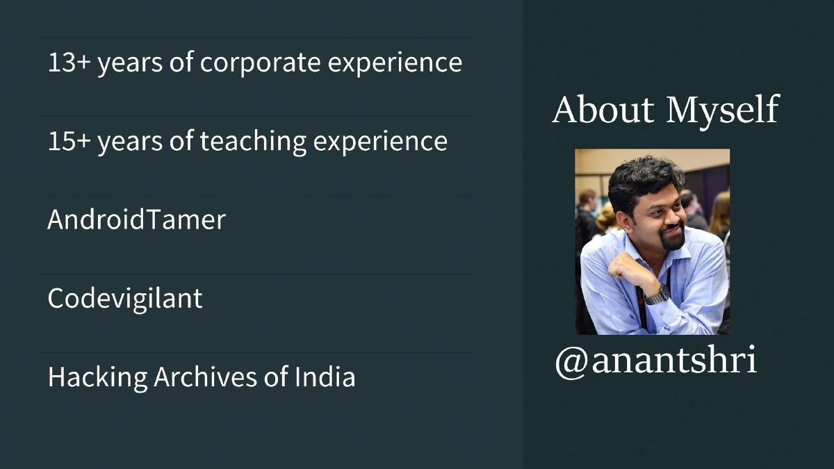 Slide 2 of Diversec Keynote