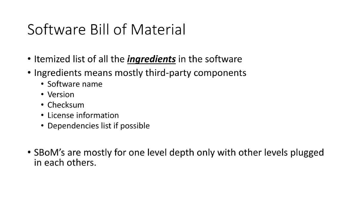 Slide 19 of Bsides London Beyond The Code Supply Chain