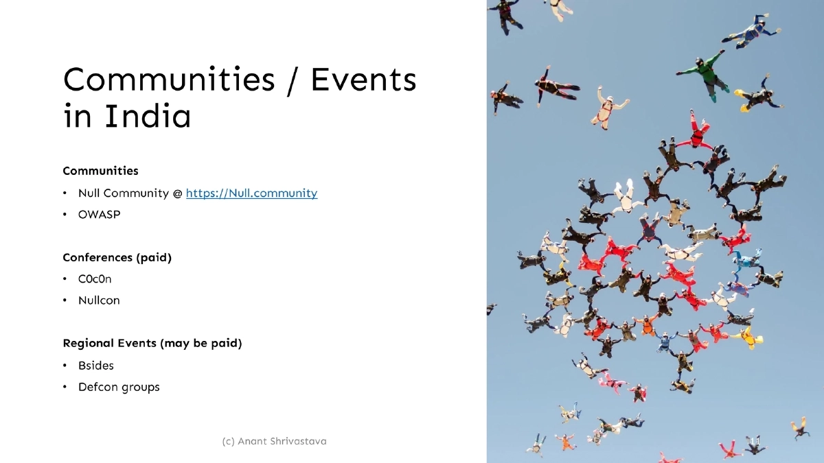 Slide 11 of Career In Infosec