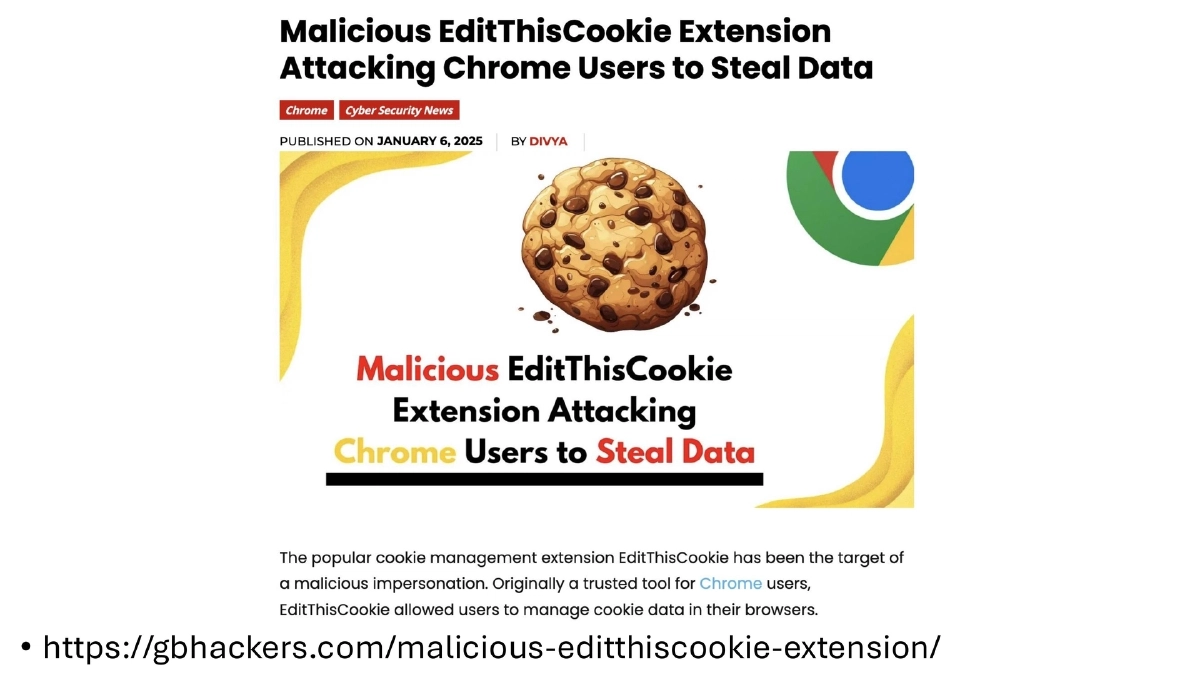 Slide 18 of Bsides Kerala Supply Chain Outside Code