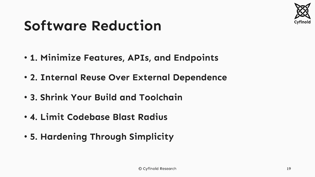 Slide 19 of Reducing Attack Surface Security Days Japan