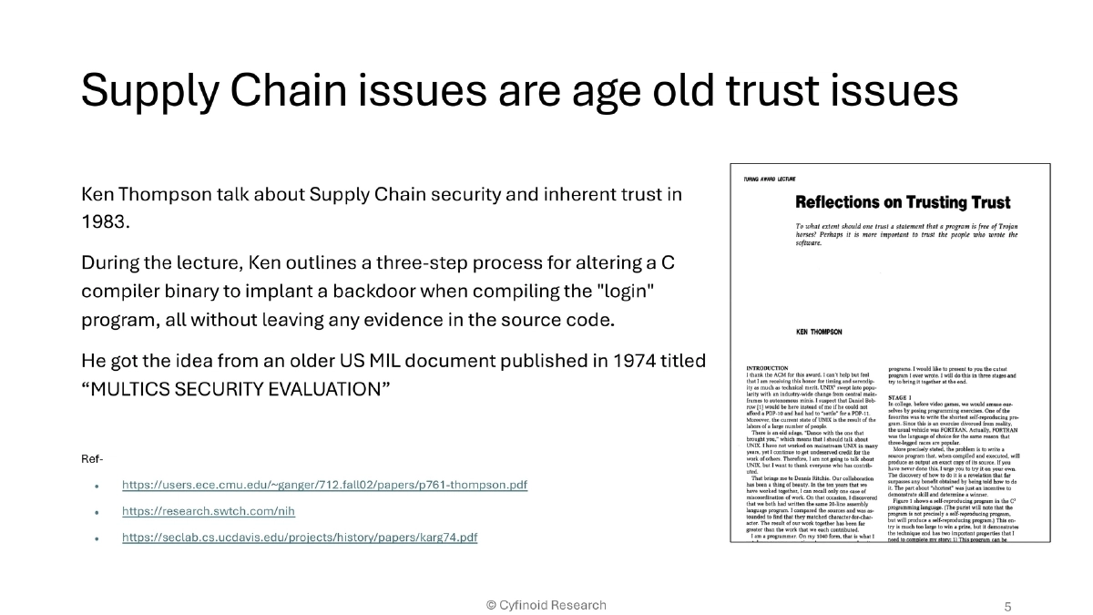 Slide 5 of Supply Chain Owasp London
