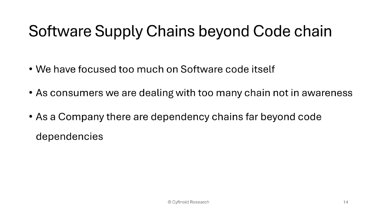 Slide 14 of Supply Chain Owasp London