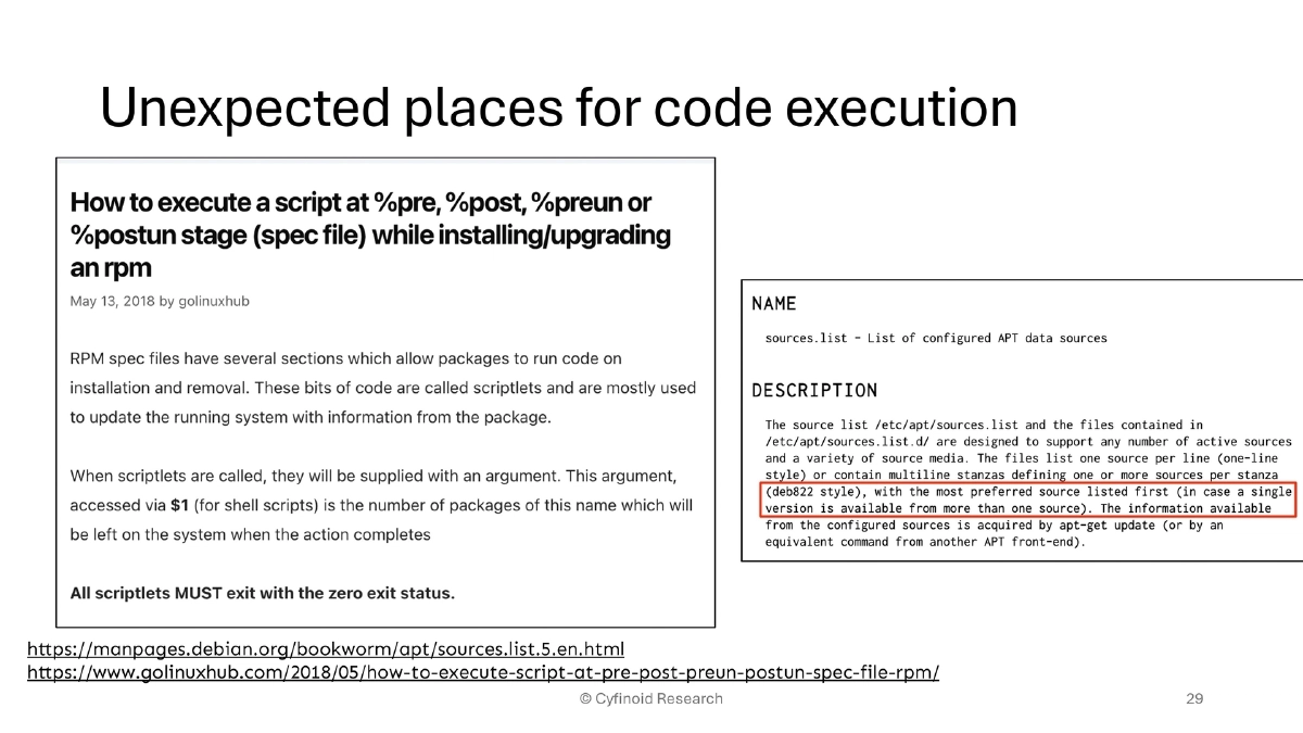 Slide 29 of Supply Chain Owasp London