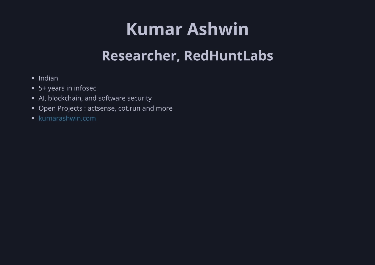 Slide 3 of The Breach Is Over. The Exposure Is Not - Recon Village @ DEF CON 34