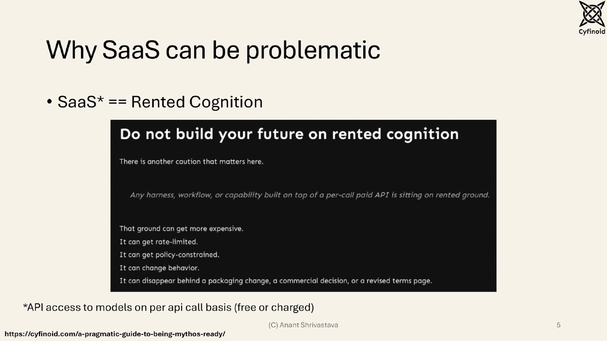 Slide 5 of Building, Owning, and Securing Private AI Infrastructure