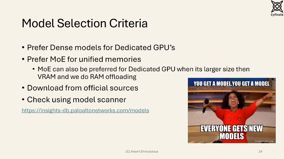 Slide 24 of Building, Owning, and Securing Private AI Infrastructure