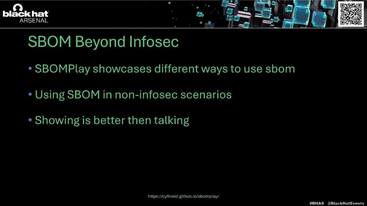 Slide 4 of SBOM Play - Arsenal BH Asia 2026