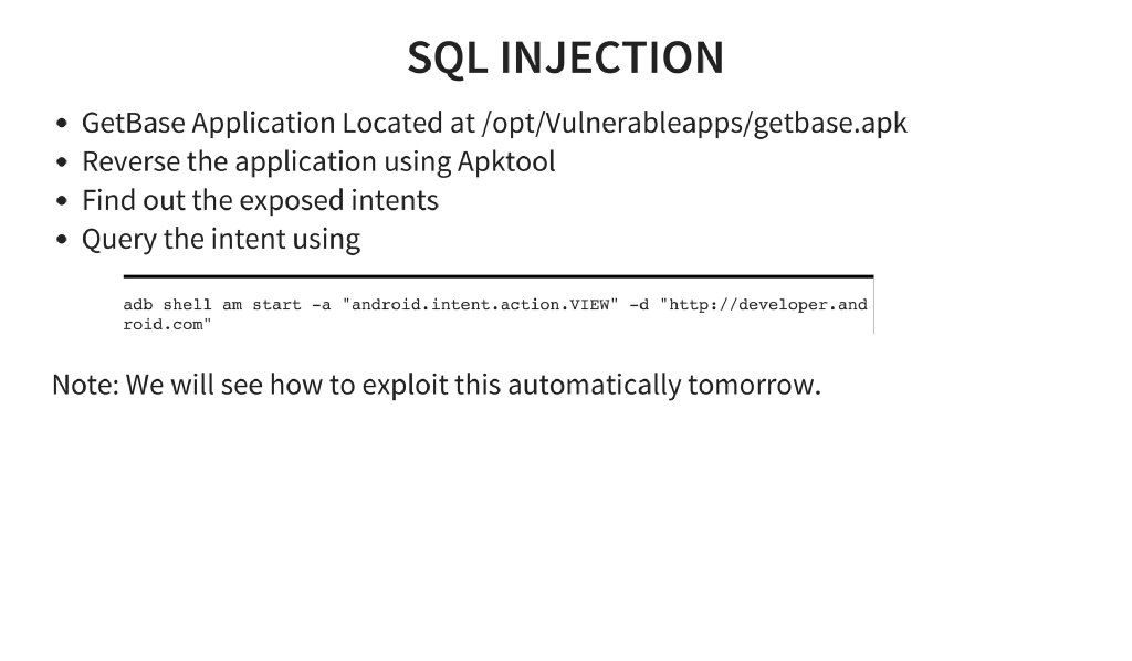 Slide 90 of Understanding the known OWASP A9 using components with known vulnerabilities