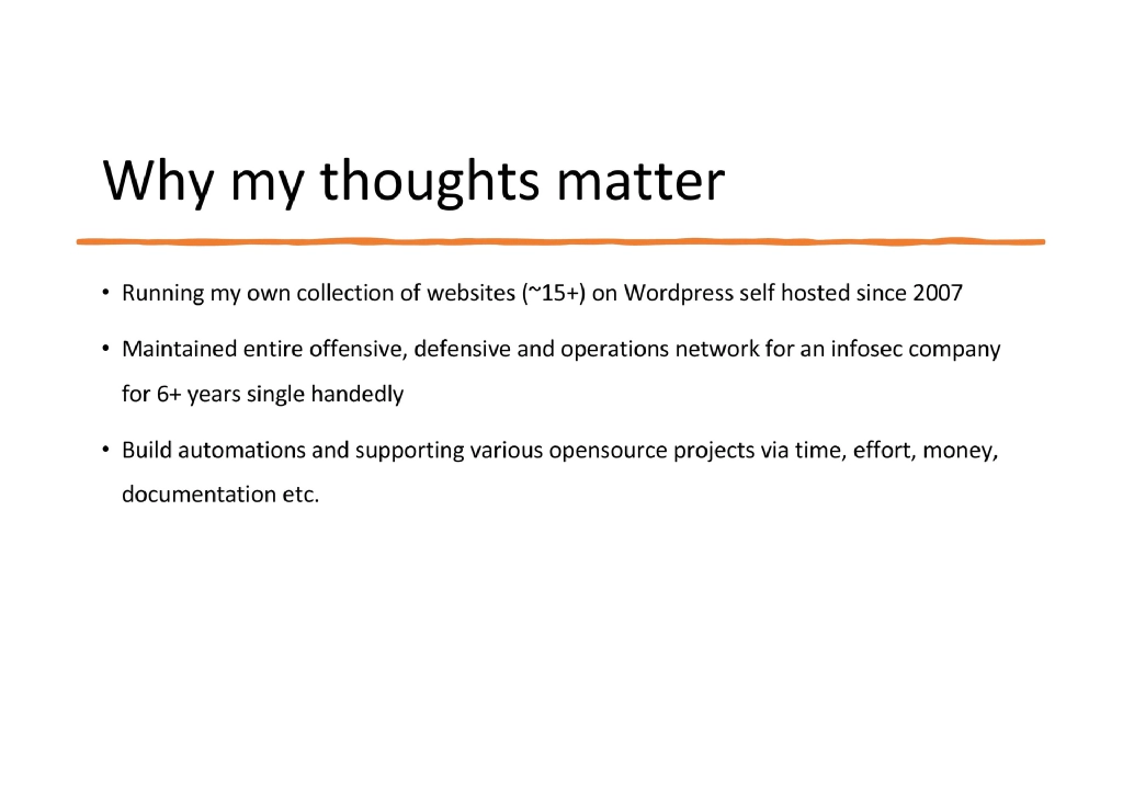 Slide 7 of Developer Security Based on 15 Years Experience