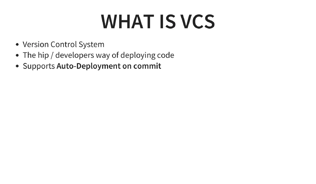 Slide 3 of Exploiting Version Control Systems