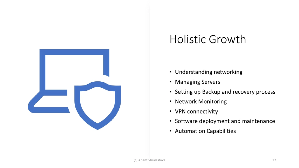 Slide 22 of Expanding capability horizons : Homelabs and beyond